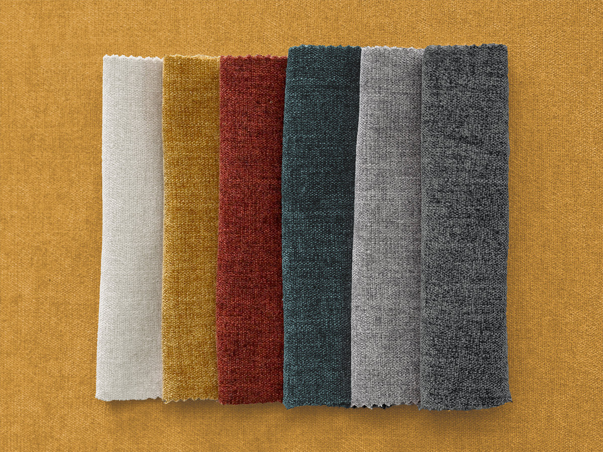 Pouf ENORE lisse jaune — vue 4