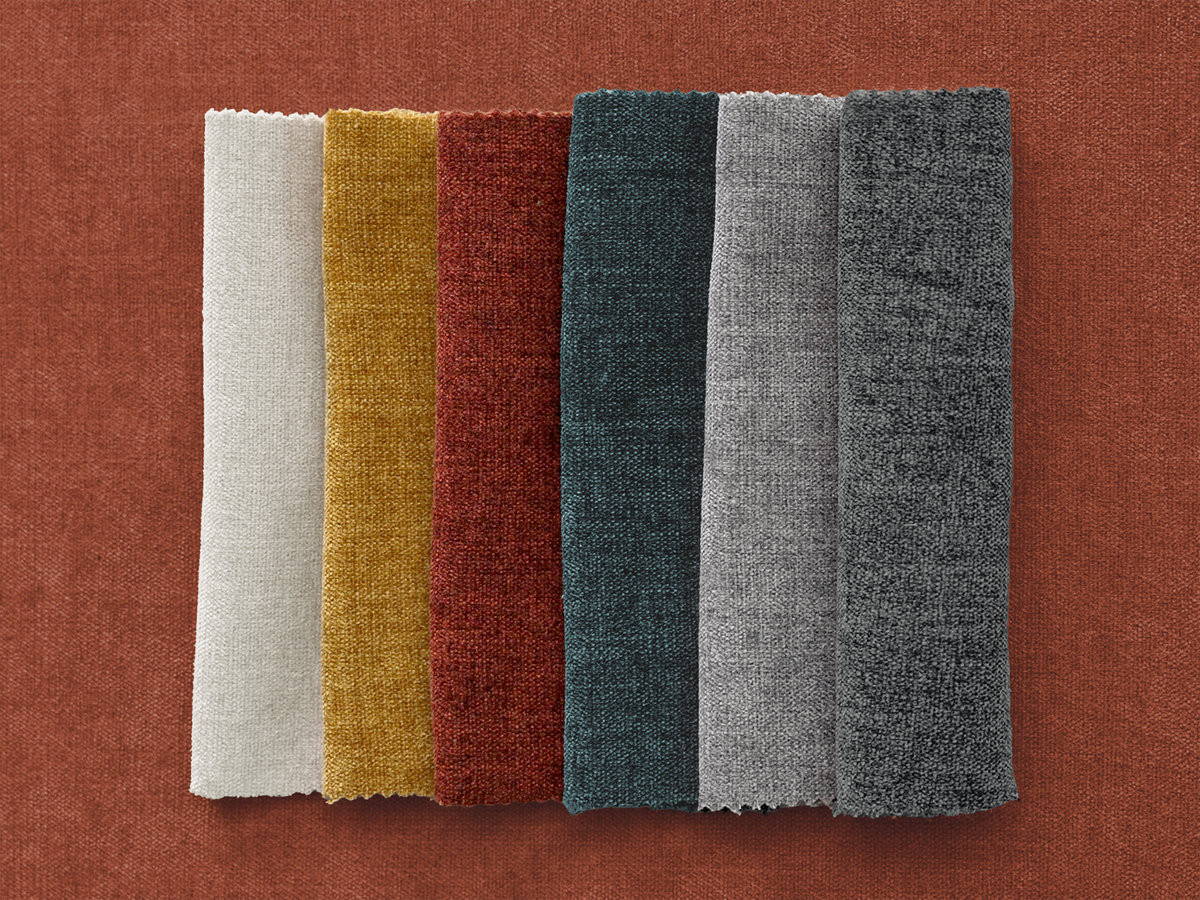 Pouf ENORE lisse rouge — vue 5