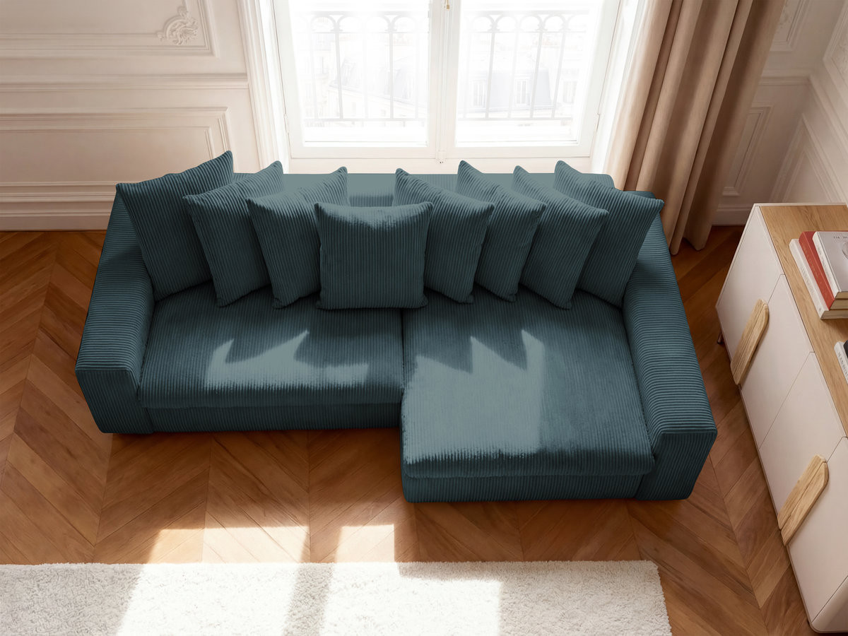 ENORE vaste hoekbank in corduroy