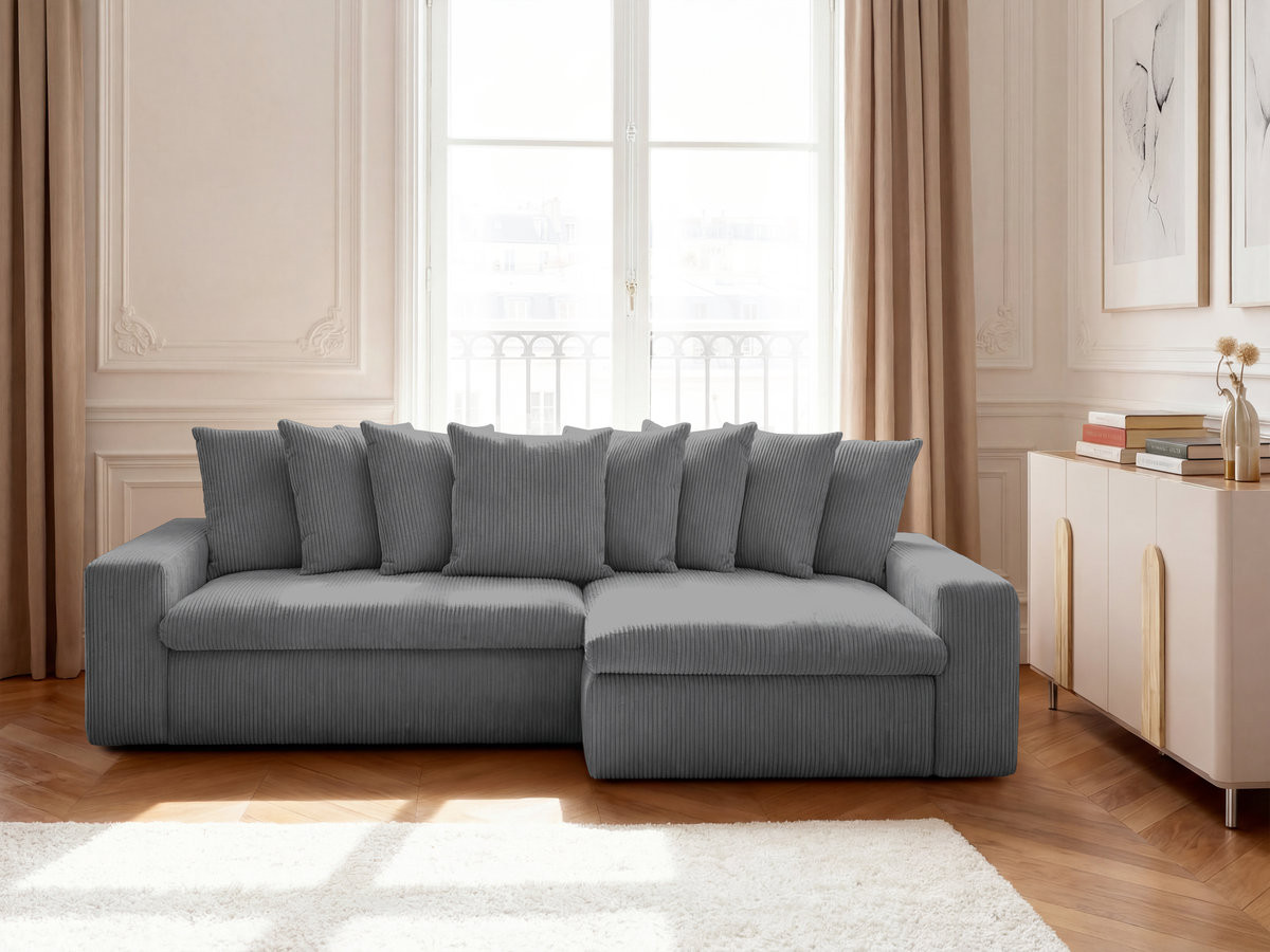 ENORE vaste hoekbank in corduroy