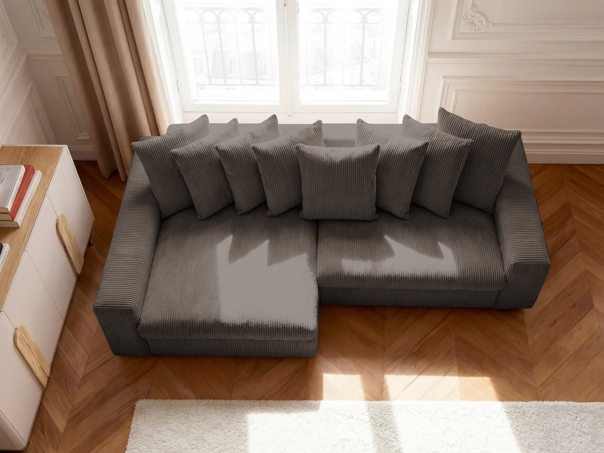 ENORE vaste hoekbank in corduroy