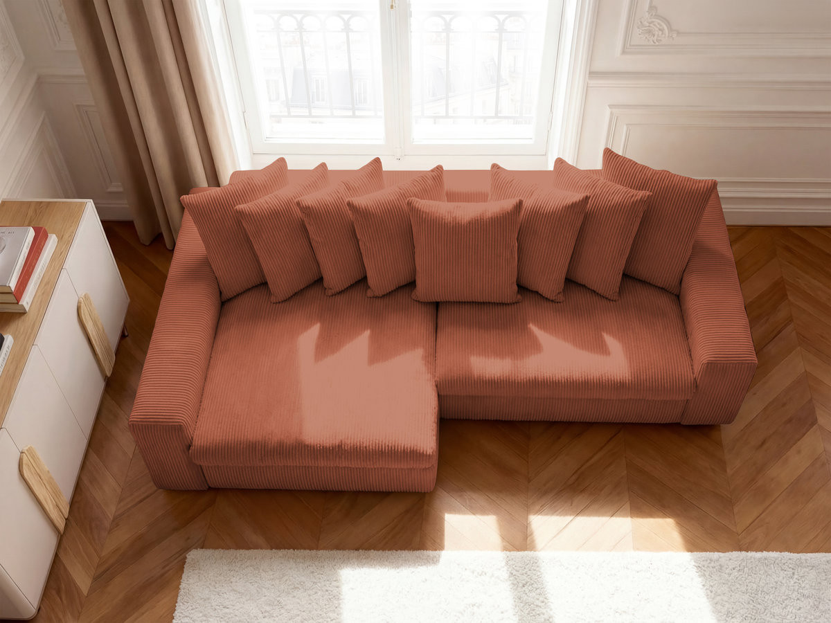 ENORE vaste hoekbank in corduroy