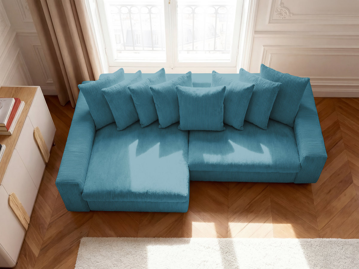 ENORE vaste hoekbank in corduroy