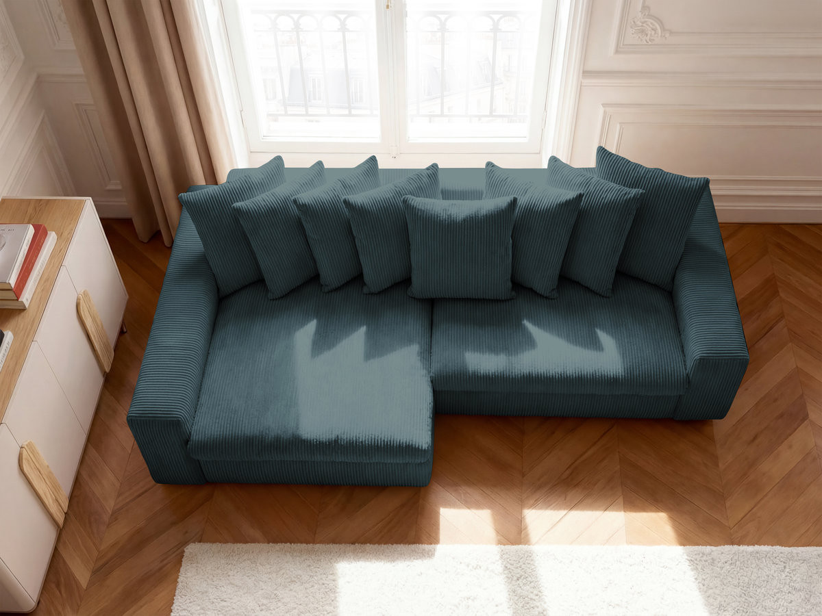 ENORE vaste hoekbank in corduroy