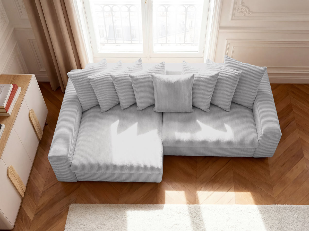 ENORE vaste hoekbank in corduroy