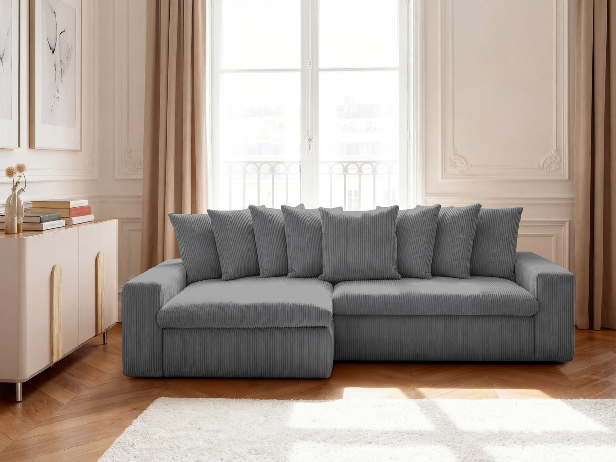 ENORE vaste hoekbank in corduroy