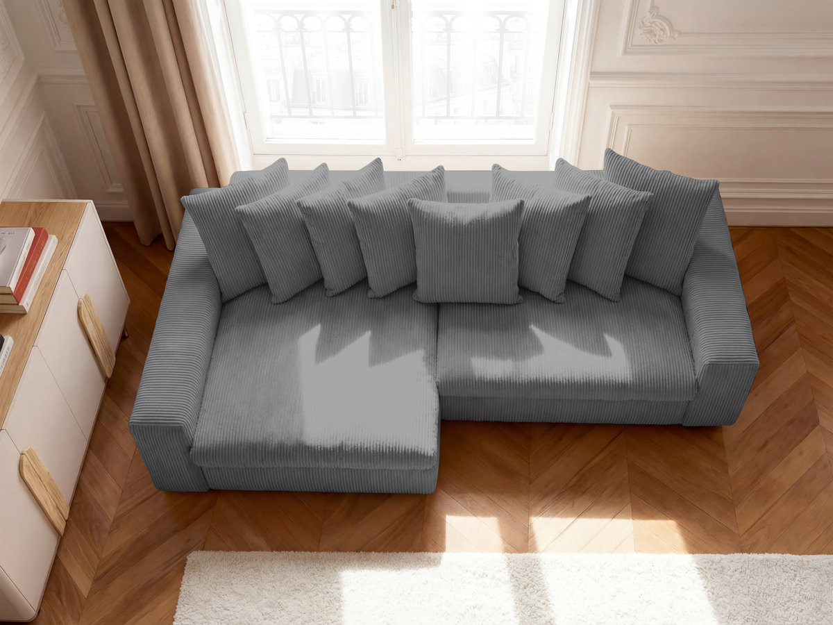 ENORE vaste hoekbank in corduroy