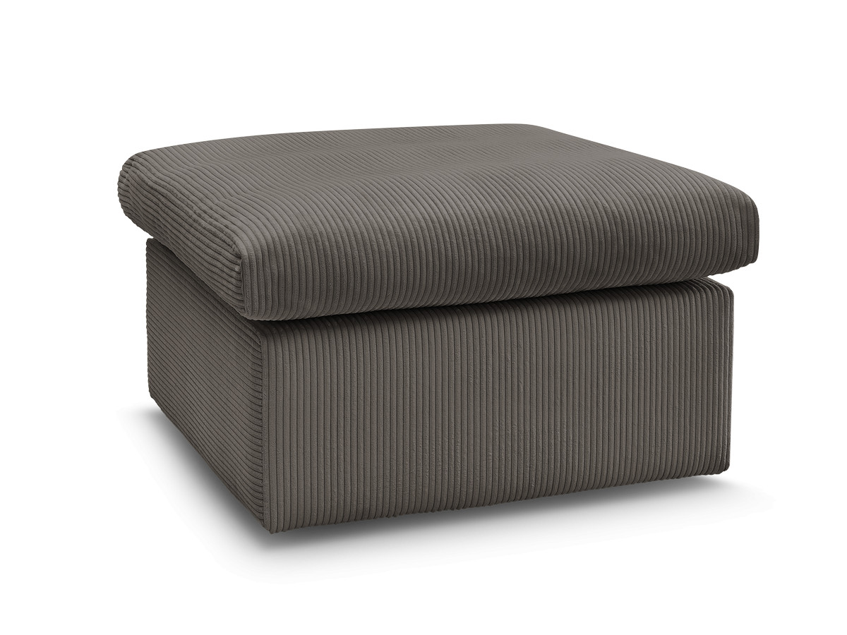 enore poef in corduroy stof gekleurd wrat