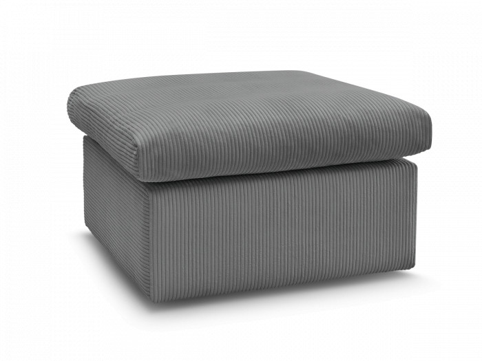 Pouf ENORE tissu velours côtelé