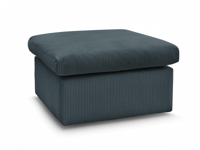 Pouf ENORE tissu velours côtelé