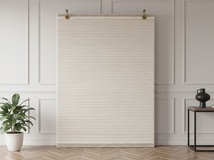 Tapis poils ras NUBIO motif graphique