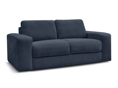 Canapé droit convertible IBIZA ouverture express tissu texturé