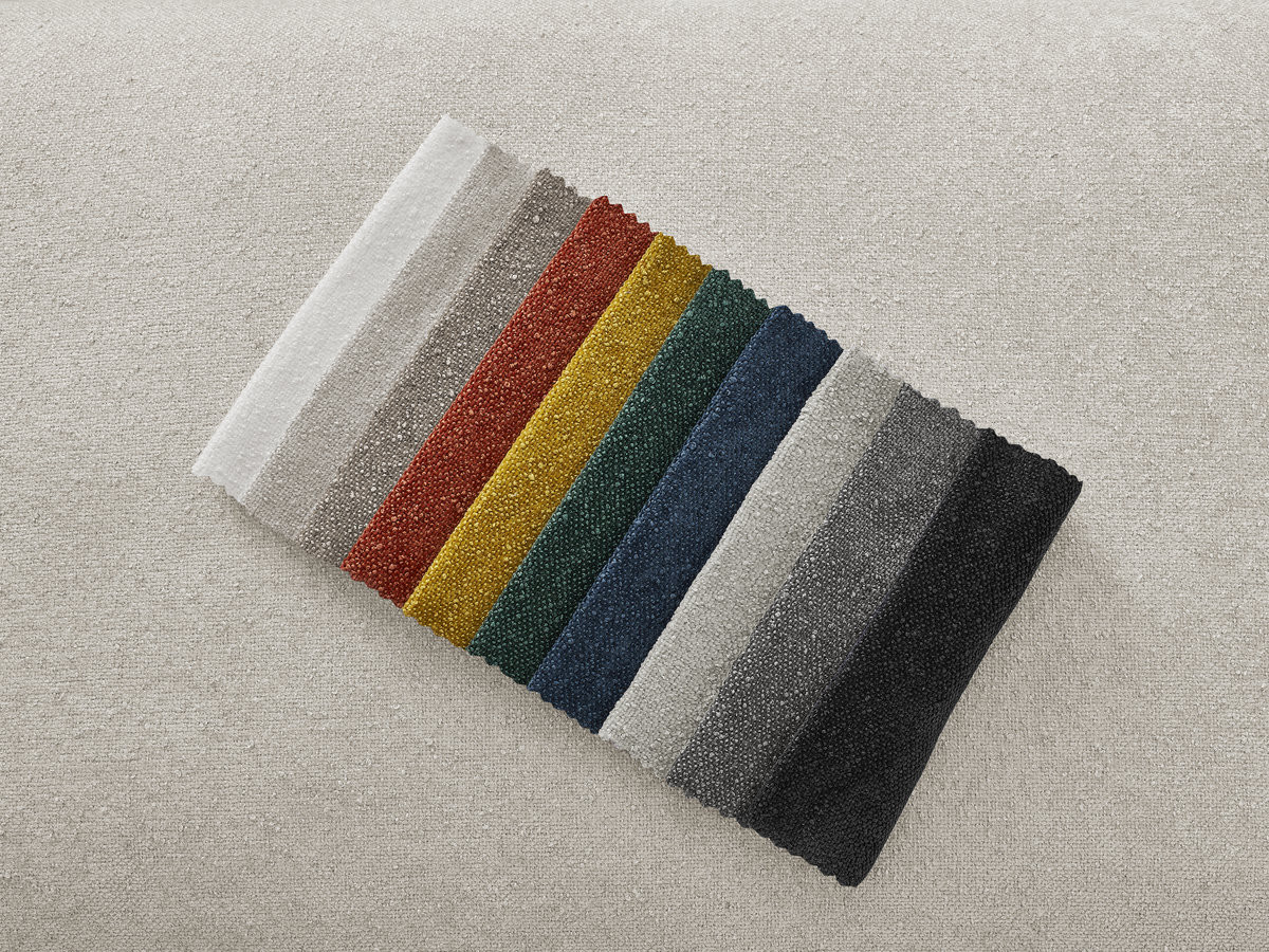 Canapé droit convertible IBIZA texturé beige — vue 5