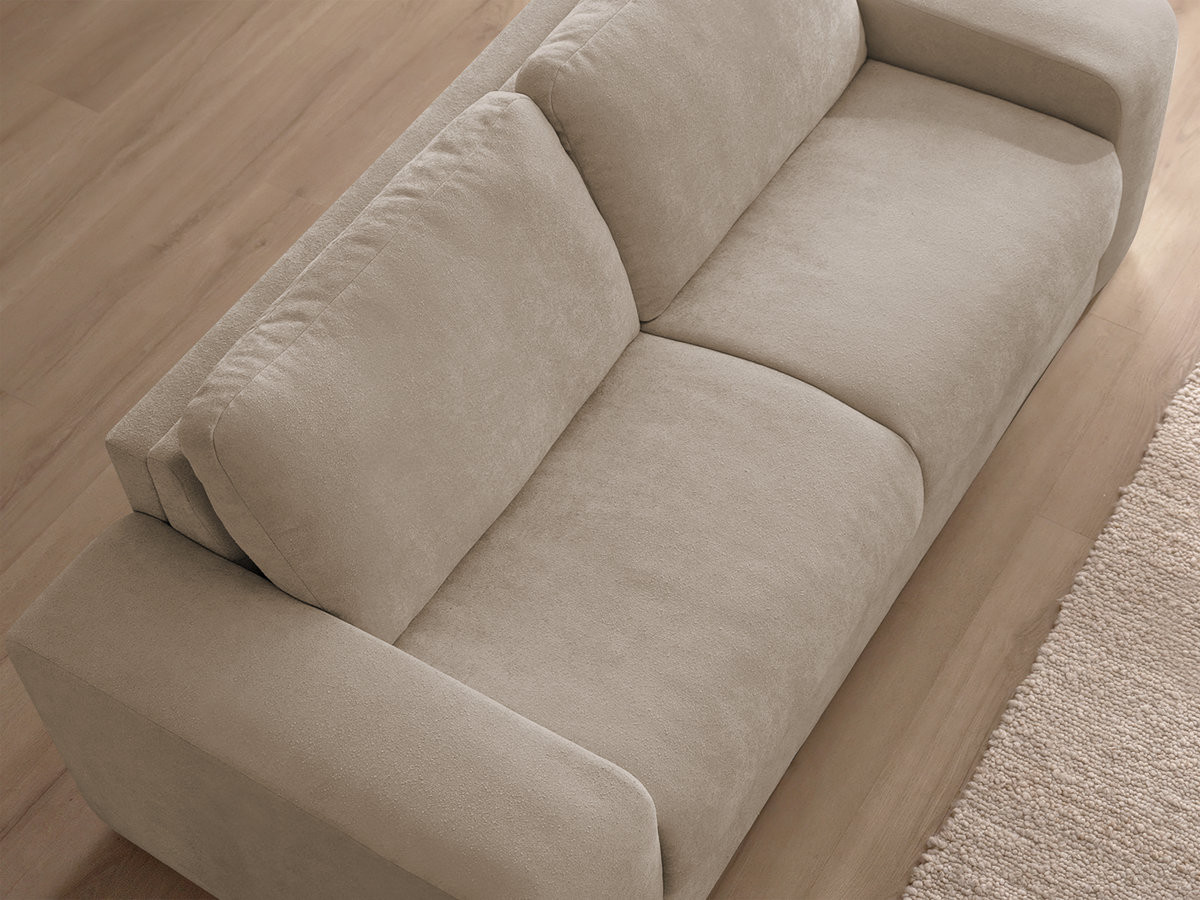 IBIZA slaapbank met snelopeningsmechanisme en structuurstof