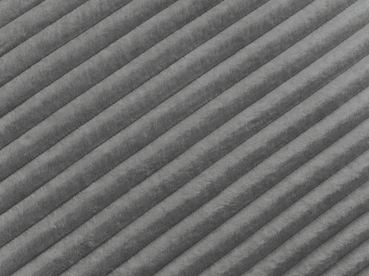 Canapé droit convertible IBIZA velours côtelé gris foncé — vue 5