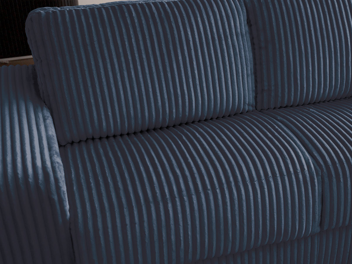 IBIZA slaapbank met snelopeningsmechanisme, corduroy fluweel