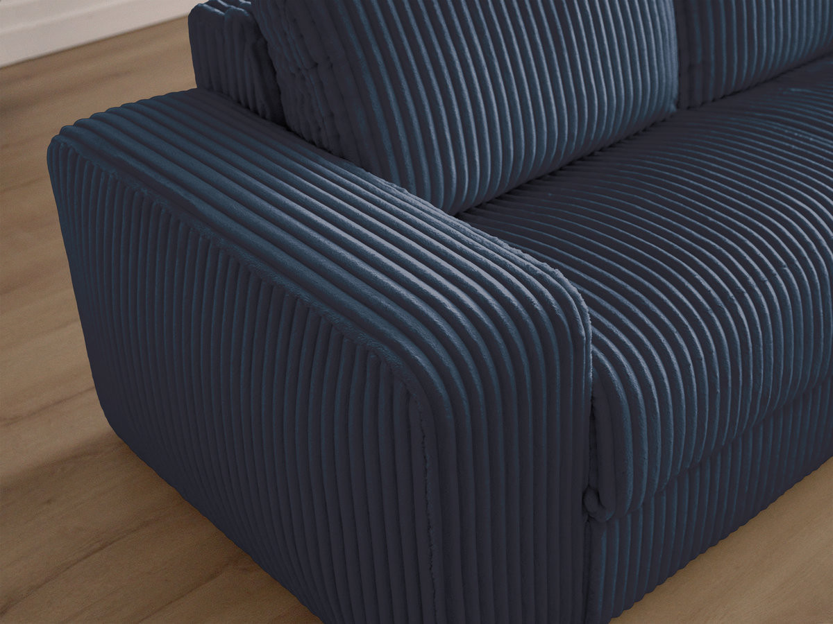 IBIZA slaapbank met snelopeningsmechanisme, corduroy fluweel