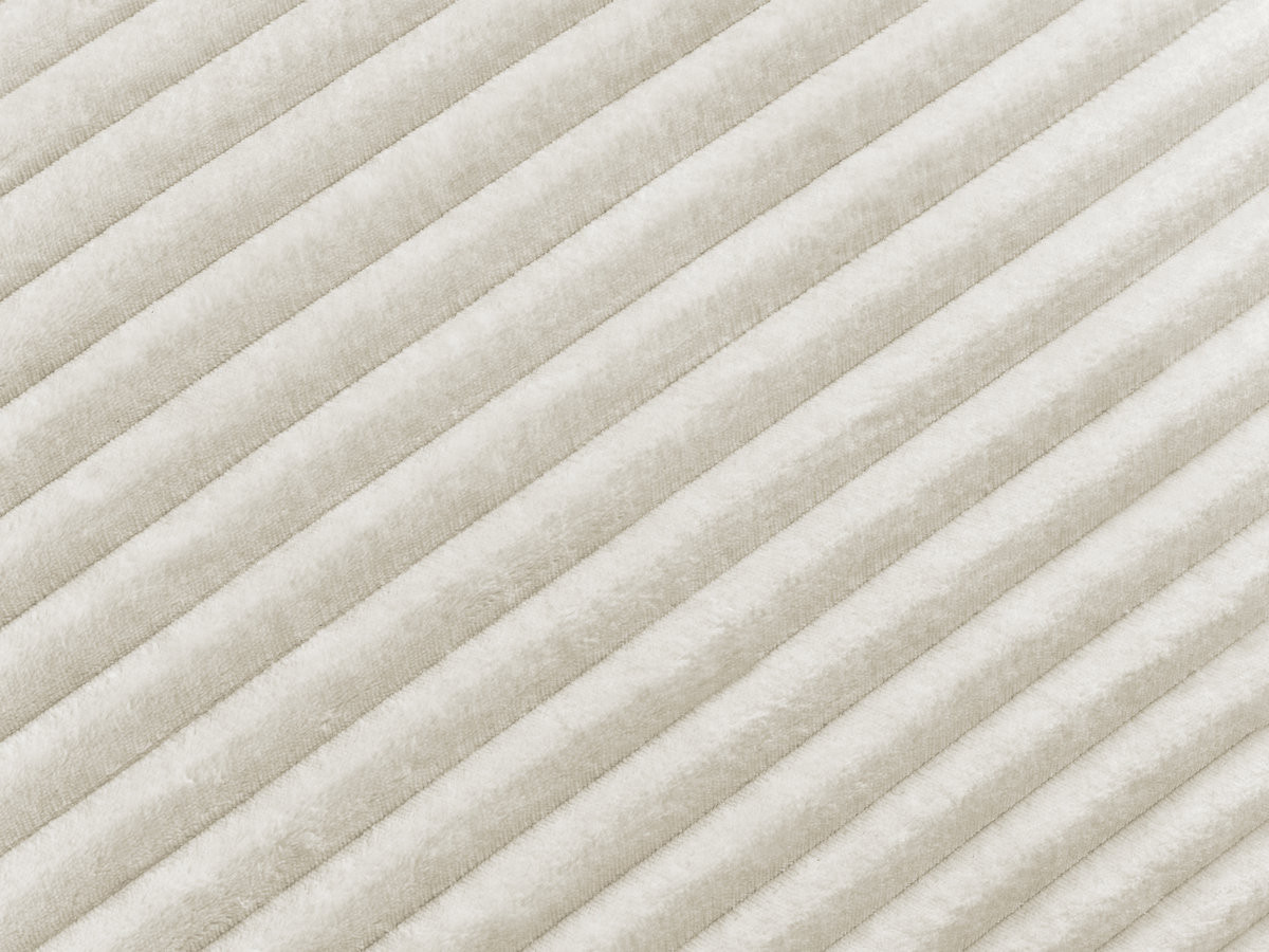 Canapé droit convertible IBIZA velours côtelé beige — vue 5