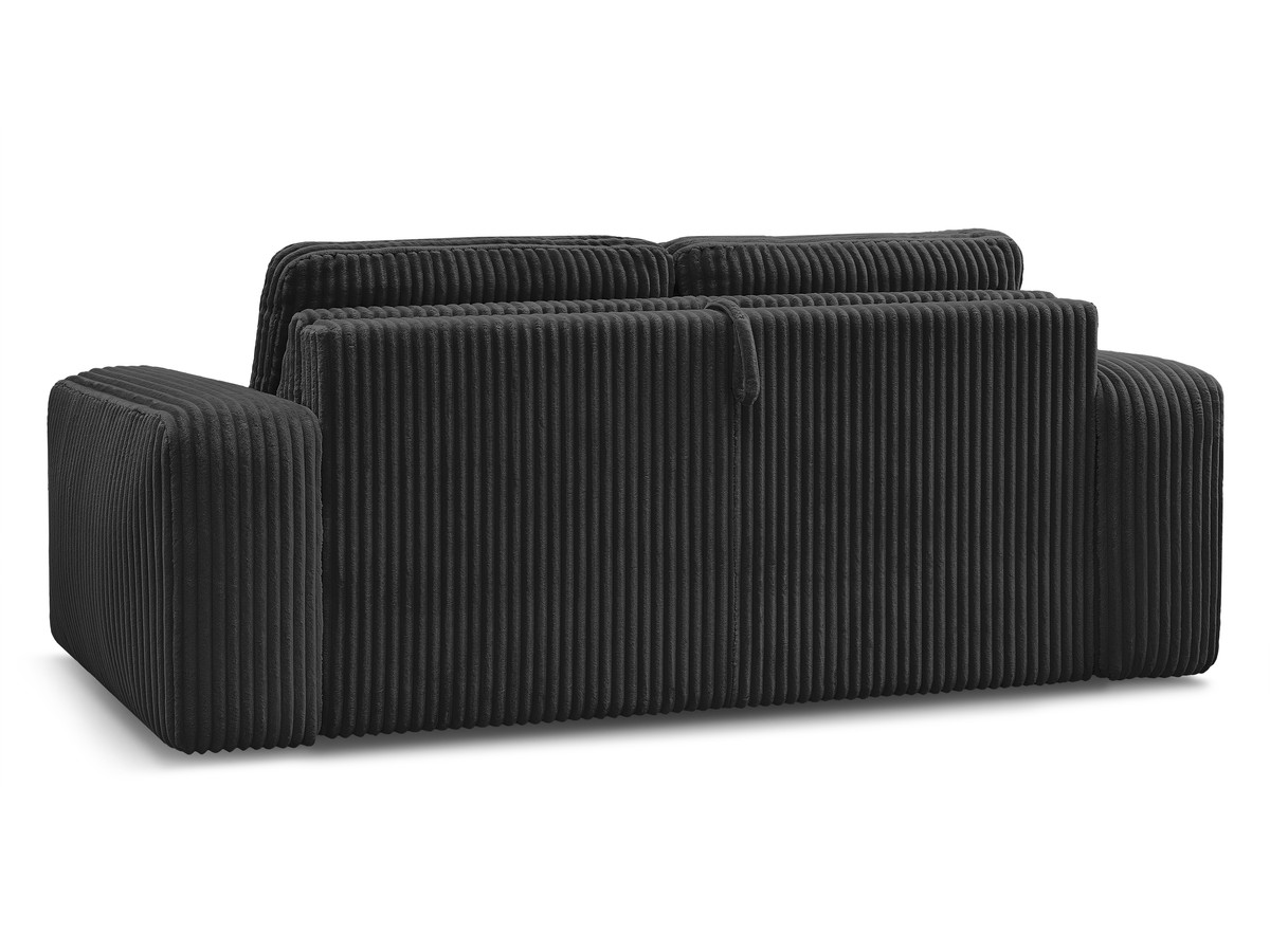 Canapé droit convertible IBIZA ouverture express velours côtelé