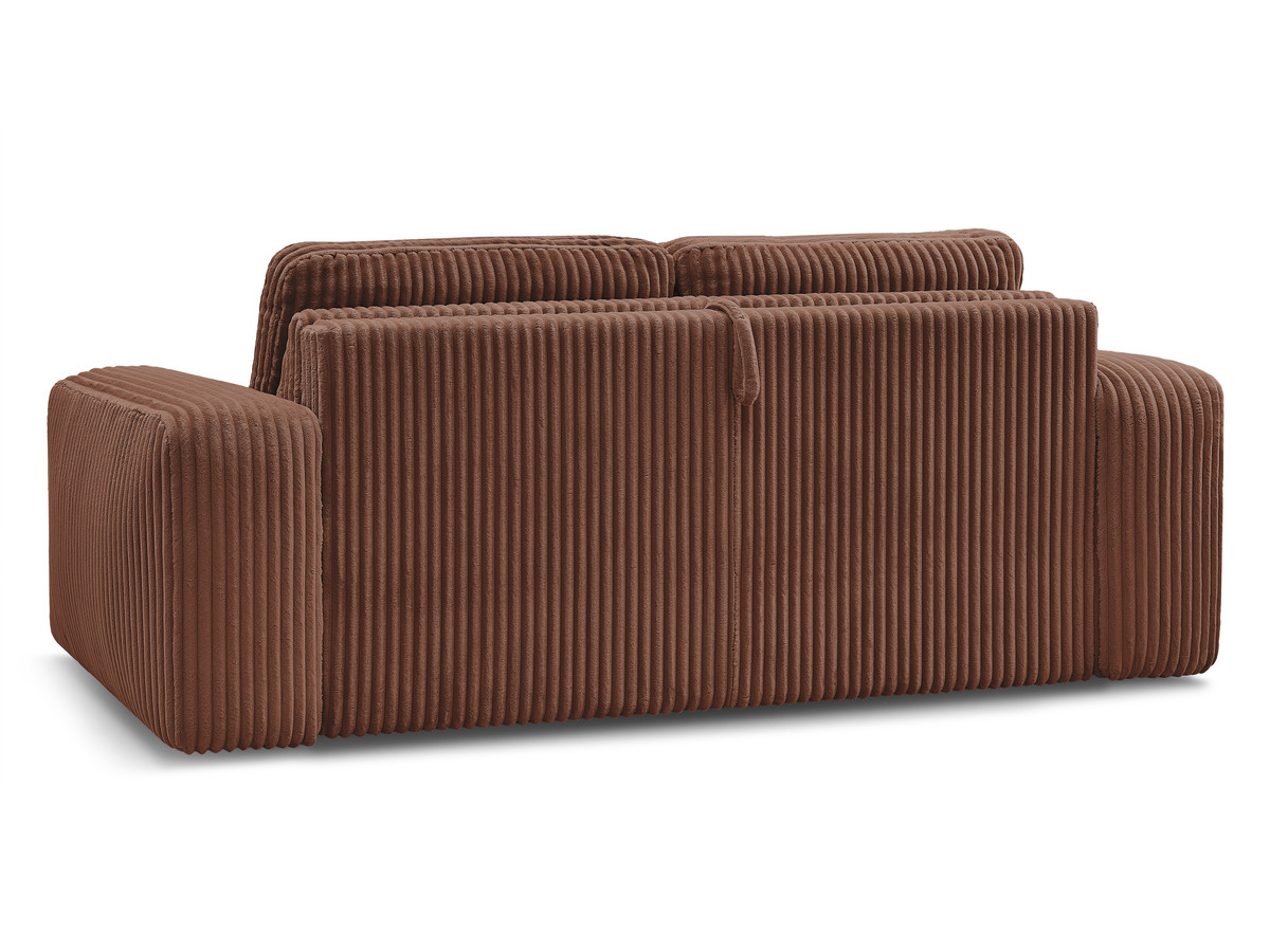 Canapé droit convertible IBIZA ouverture express velours côtelé