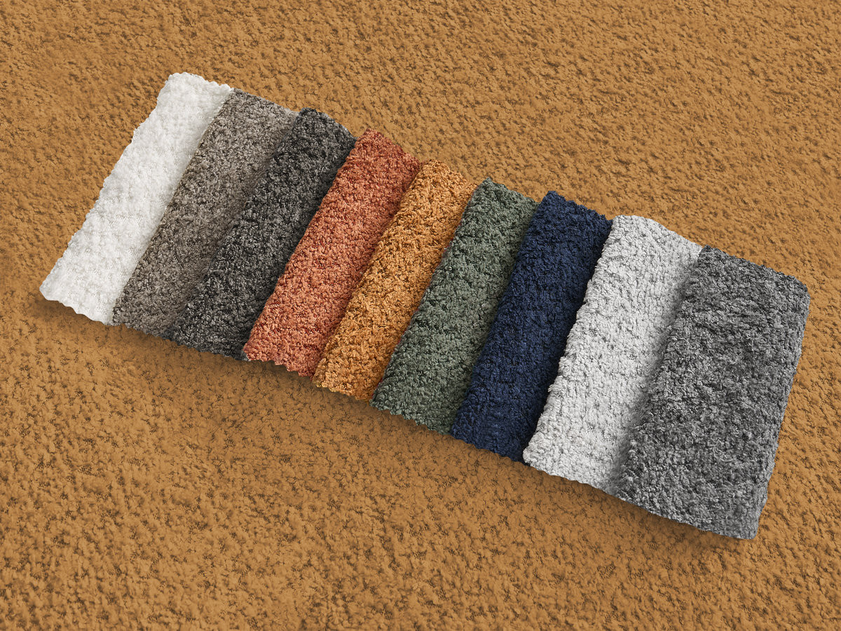 Pouf AZRA bouclette jaune — vue 5