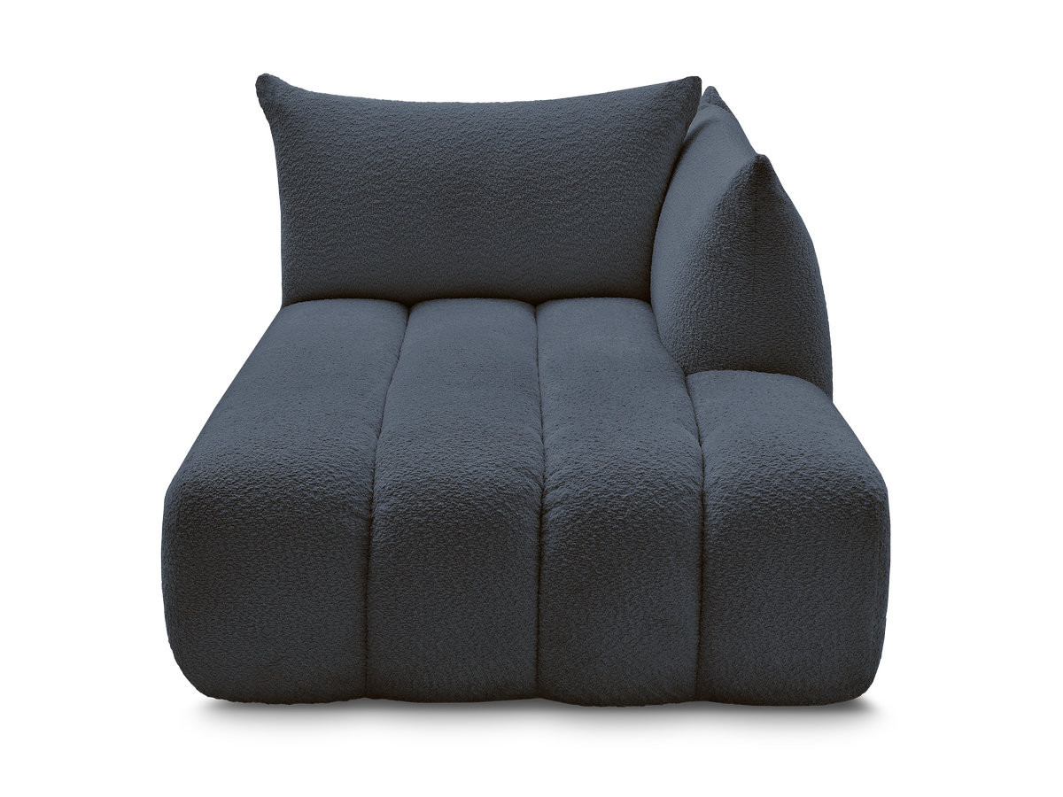 Méridienne pour canapé modulable AZRA tissu bouclette