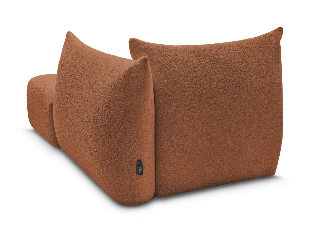 Méridienne pour canapé modulable AZRA tissu bouclette