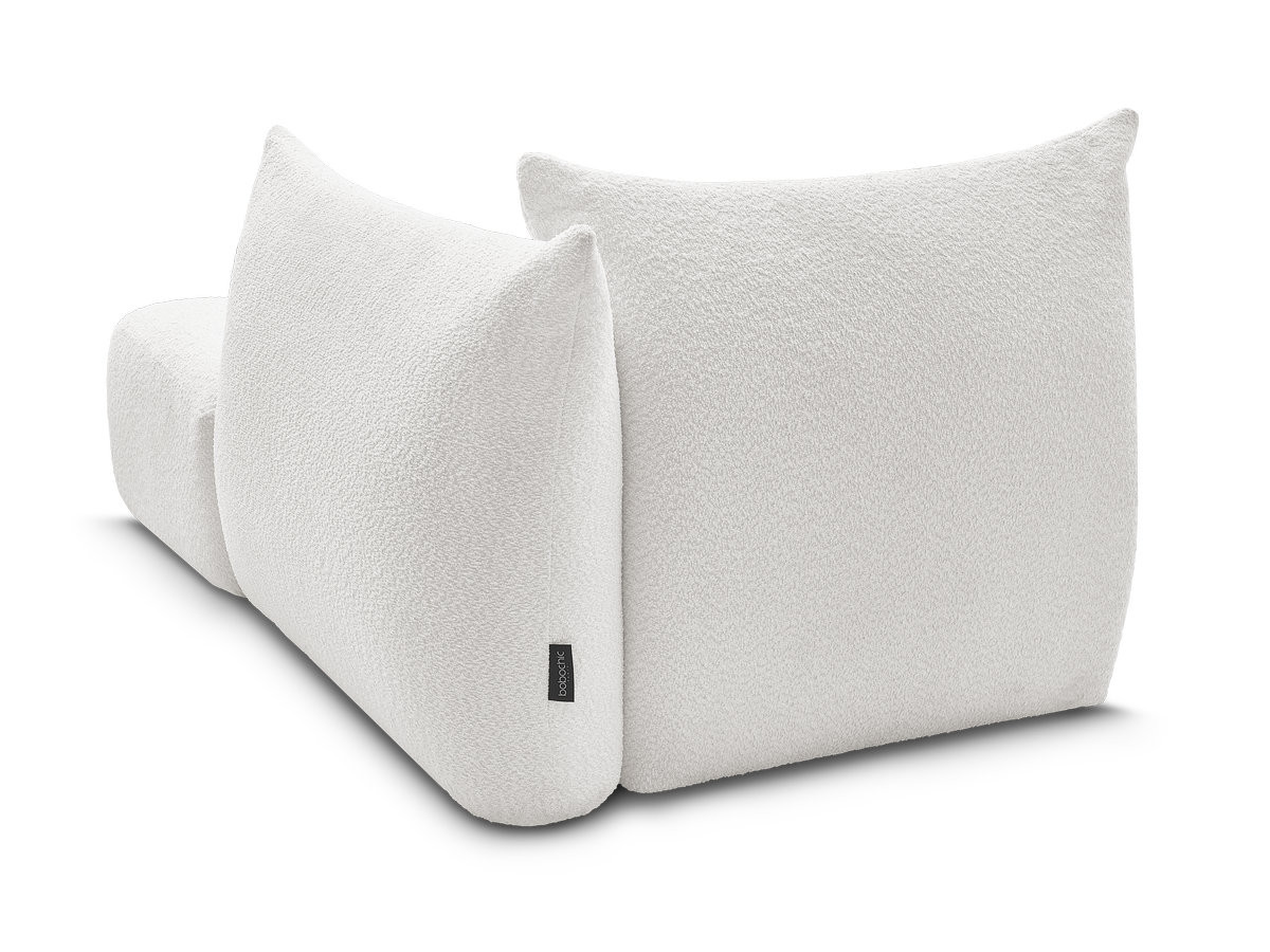 Méridienne pour canapé modulable AZRA tissu bouclette