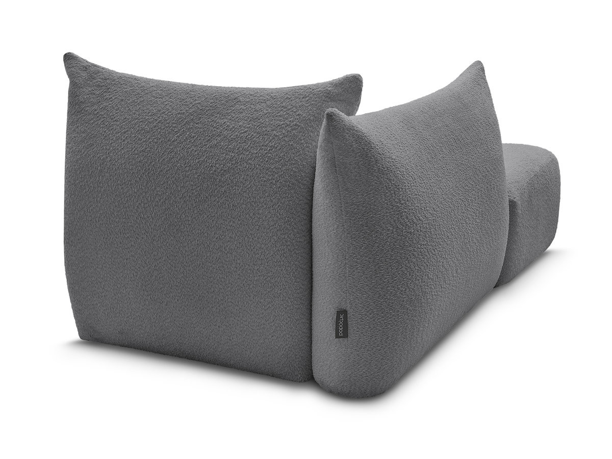 Méridienne pour canapé modulable AZRA tissu bouclette