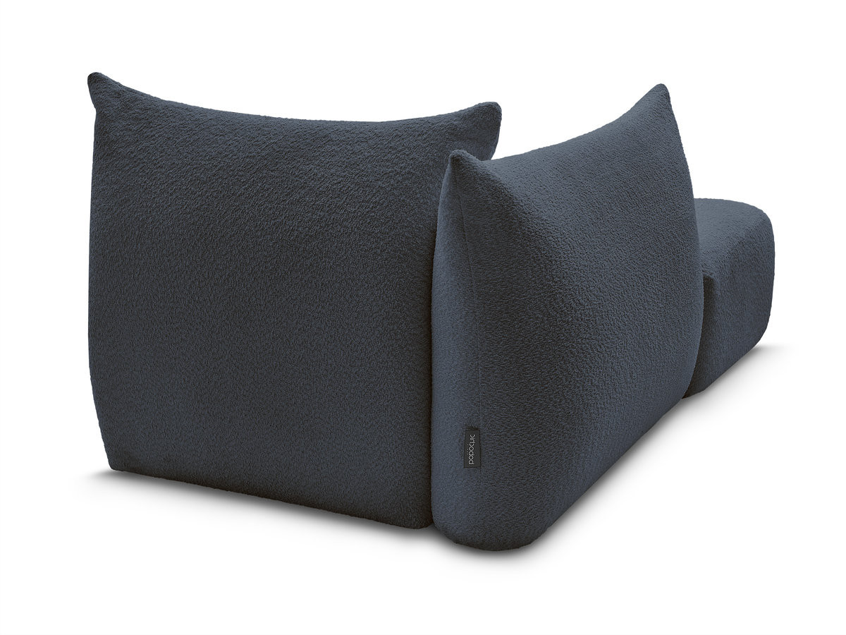 Méridienne pour canapé modulable AZRA tissu bouclette