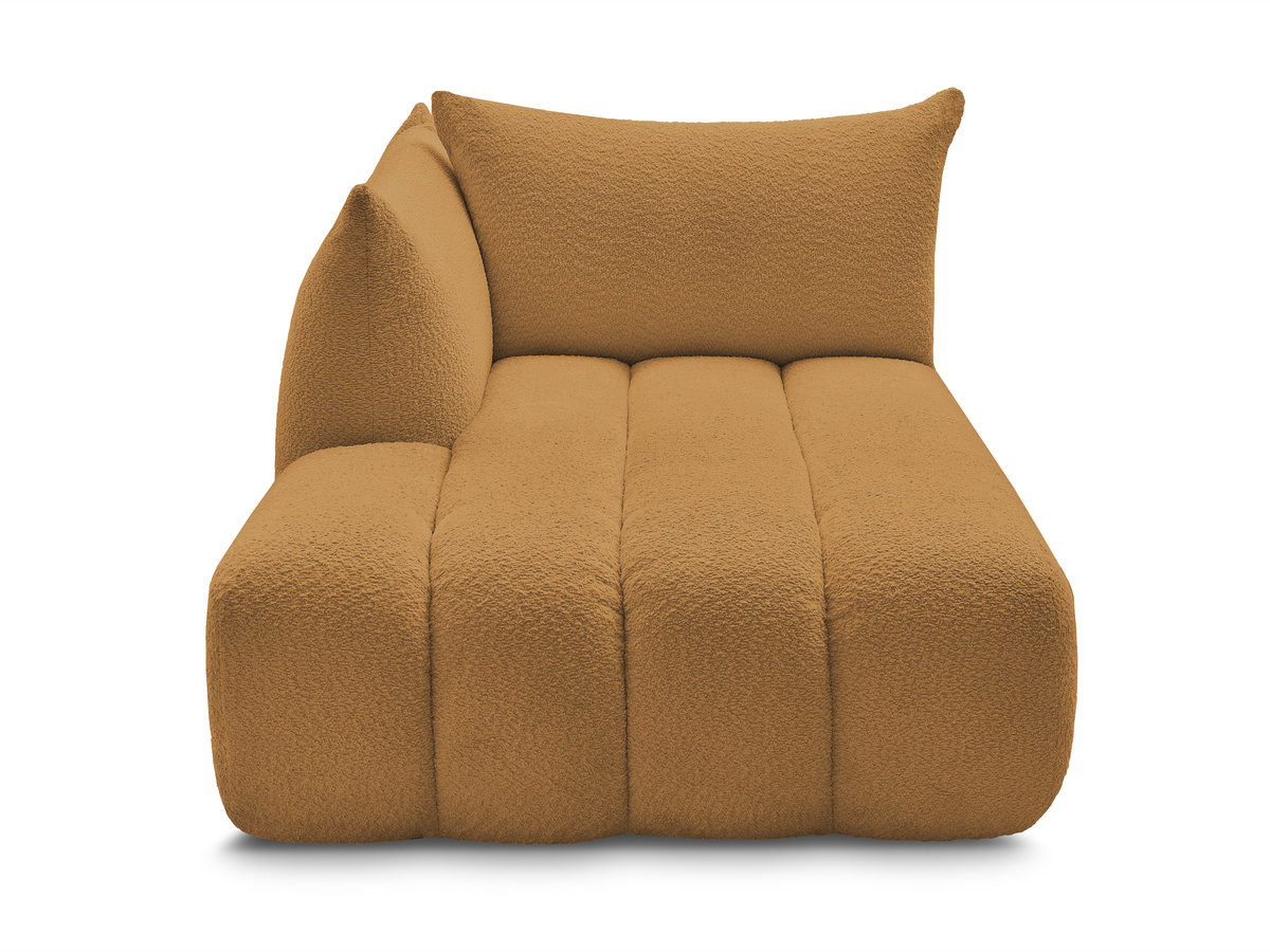 Méridienne pour canapé modulable AZRA tissu bouclette