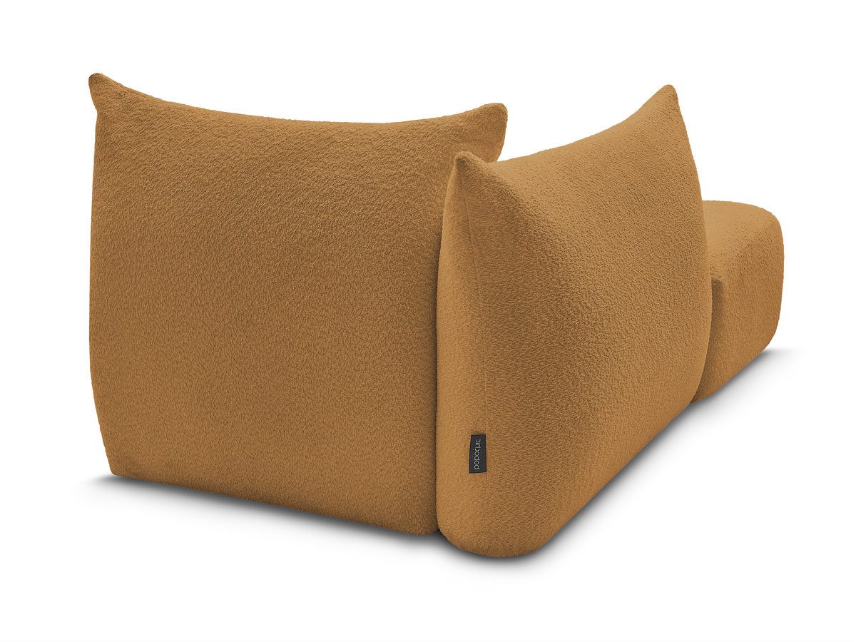 Méridienne pour canapé modulable AZRA tissu bouclette