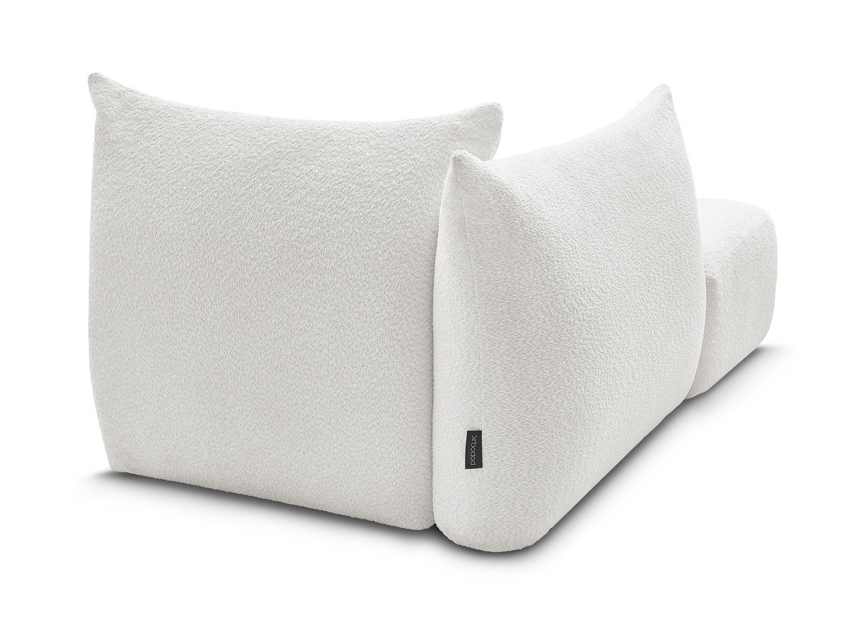 Méridienne pour canapé modulable AZRA tissu bouclette