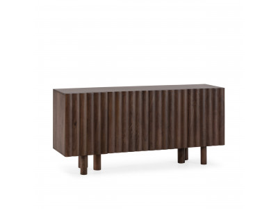 Buffet 4 portes 160 cm GABRIEL bois massif de manguier