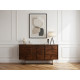 Buffet 3 portes 145 cm BERENICE bois massif de manguier