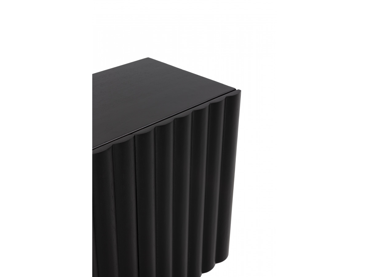 Buffet 4 portes 160 cm GABRIEL bois massif de manguier noir — vue 6