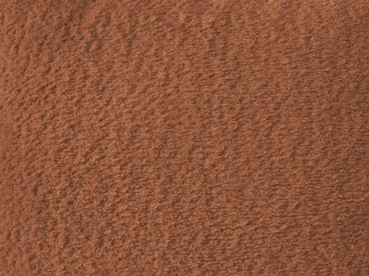 Chauffeuse 2 place avec accoudoir pour canapé modulable AZRA tissu bouclette