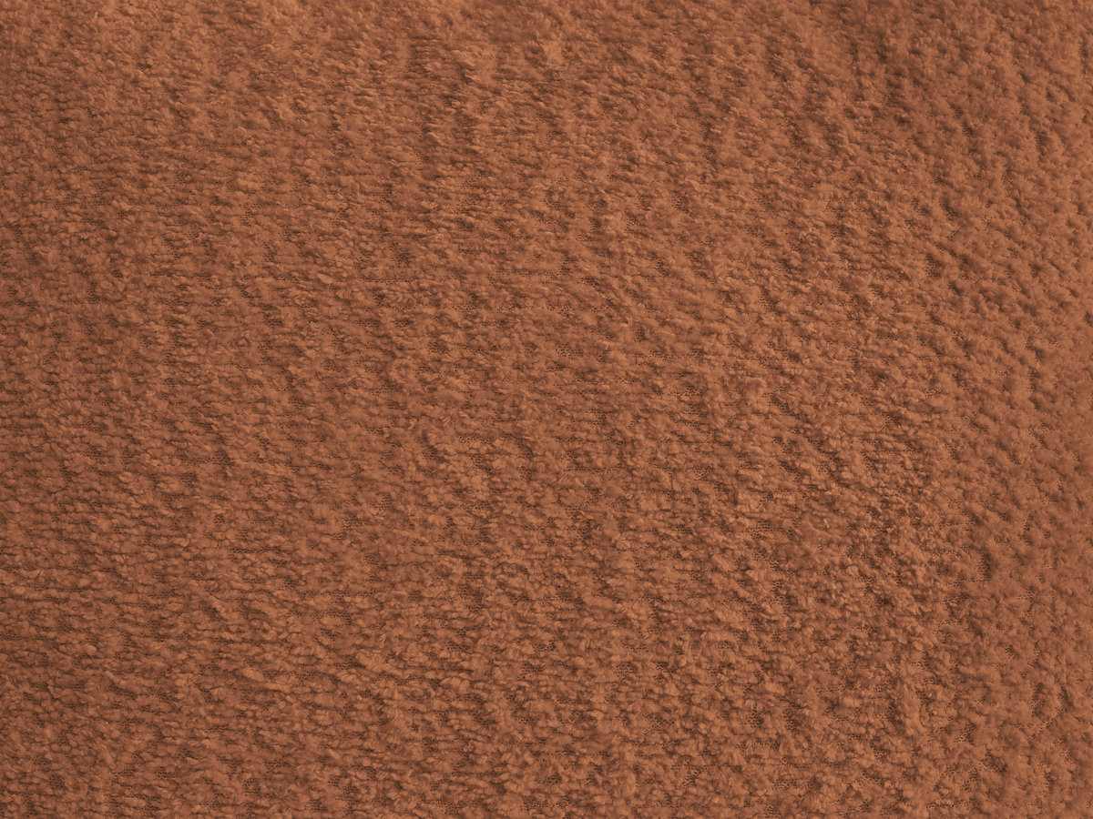 Canapé droit fixe 4 places AZRA tissu bouclette