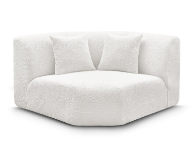 Grand angle pour canapé modulable ANDA tissu chenille