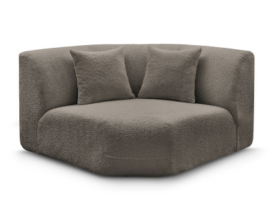 Grand angle pour canapé modulable ANDA tissu chenille