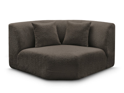 Grand angle pour canapé modulable ANDA tissu chenille