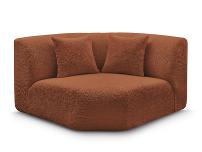 Grand angle pour canapé modulable ANDA tissu chenille