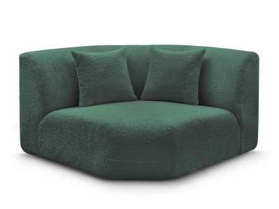 Grand angle pour canapé modulable ANDA tissu chenille