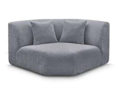 Grand angle pour canapé modulable ANDA tissu chenille