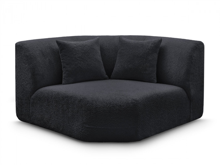 Grand angle pour canapé modulable ANDA tissu chenille