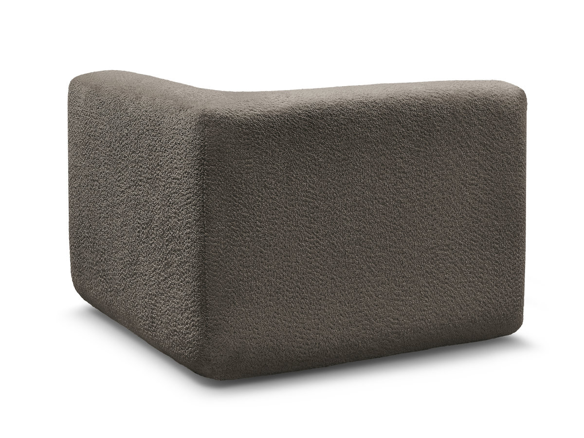 Petit angle pour canapé modulable ANDA tissu chenille