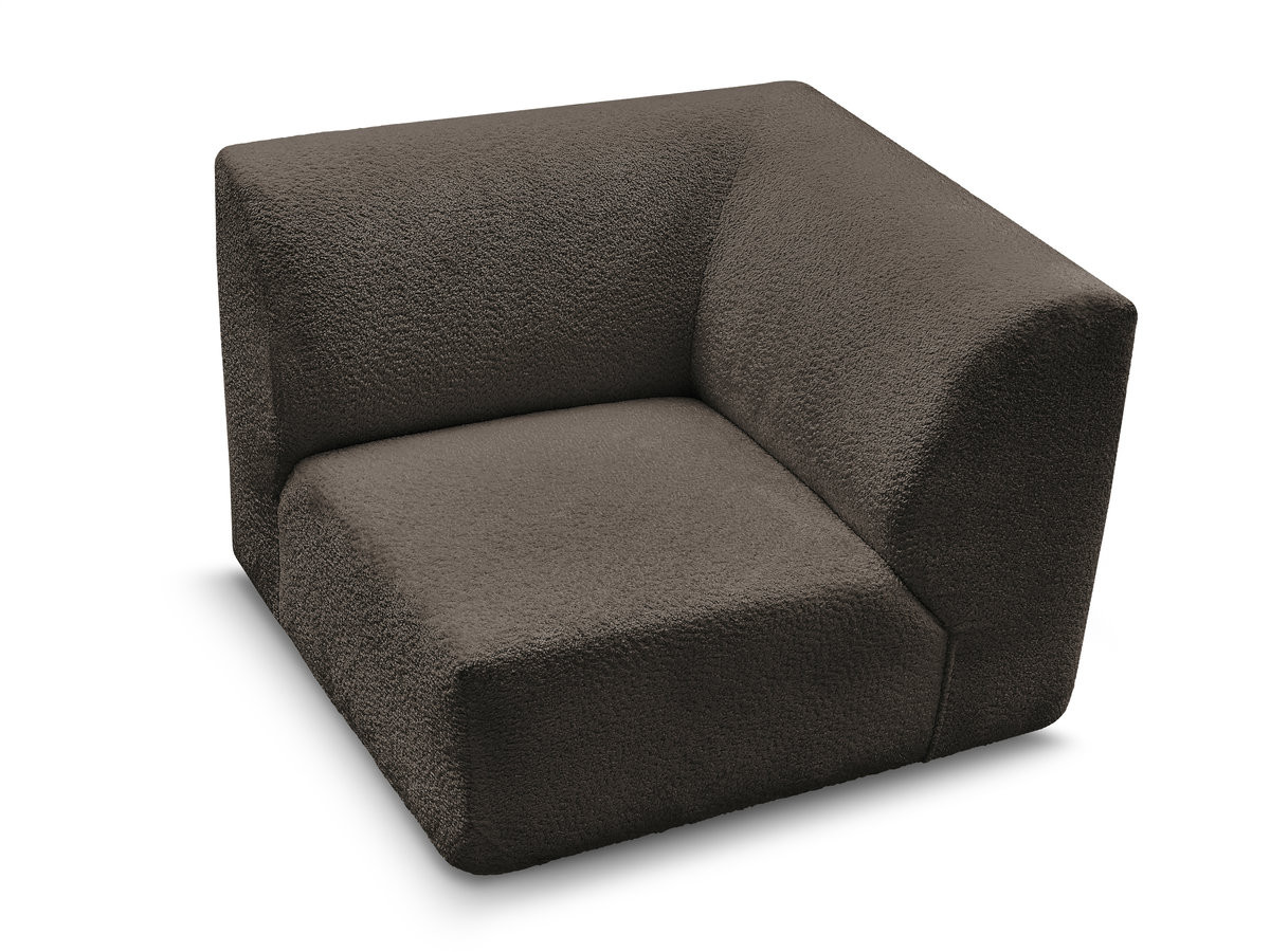 Petit angle pour canapé modulable ANDA tissu chenille