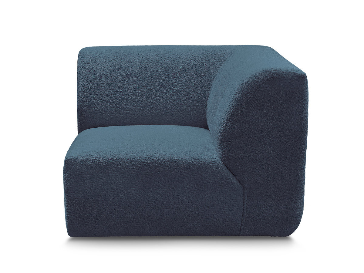 Petit angle pour canapé modulable ANDA chenille bleu clair — vue 6