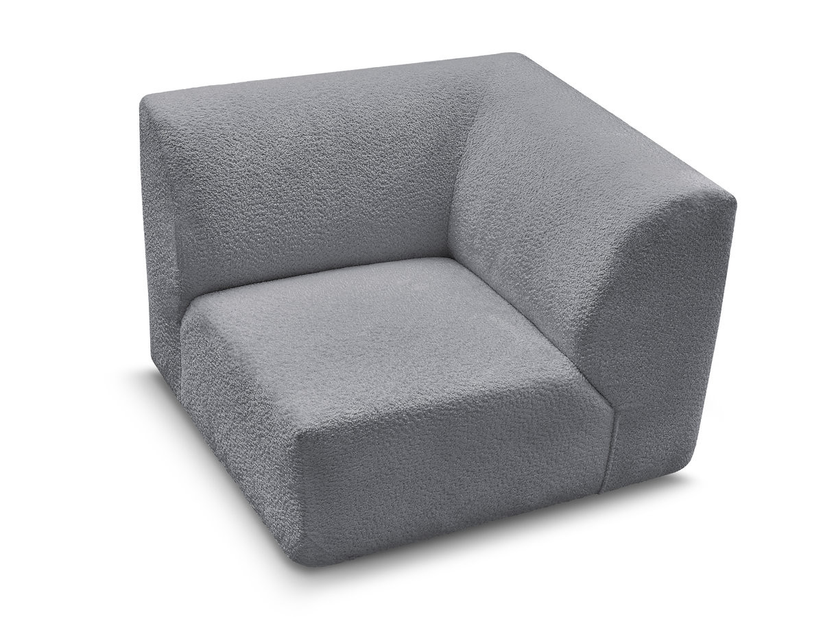 Petit angle pour canapé modulable ANDA tissu chenille