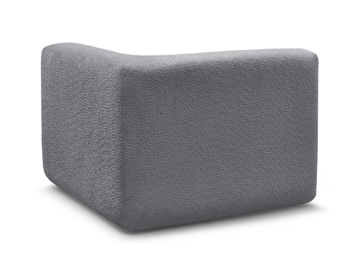 Petit angle pour canapé modulable ANDA tissu chenille
